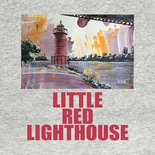 LITTLE RED LIGHTHOUSE by MasterpieceArt